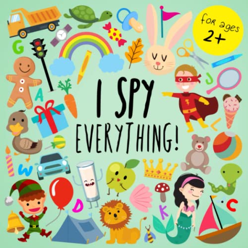 Image: I Spy - Everything. Fun Guessing Game books for 2 year olds.