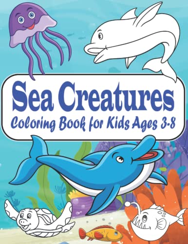 Image: Sea Creatures Coloring Book for Kids