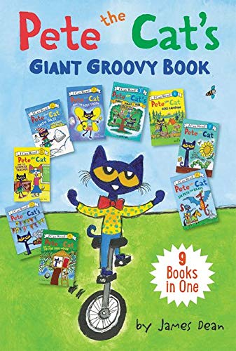 Pete the Cat's Giant Groovy Book by James Dean (Author, Illustrator), Kimberly Dean (Author)