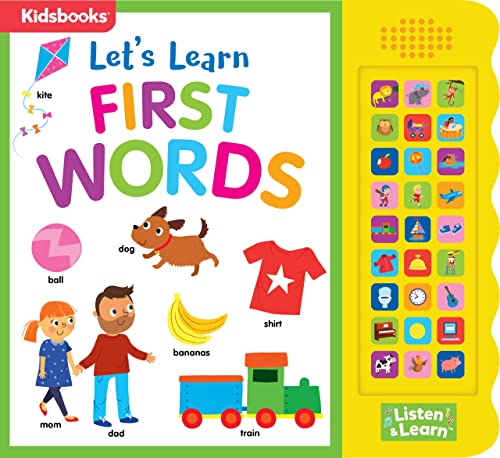 Let's Learn First Words by Kidsbooks Publishing (Author), Rainstorm Publishing (Author)