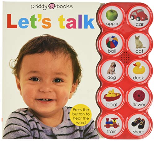 Sound books for 1 year old.Simple First Words Let's Talk by Roger Priddy (Author)