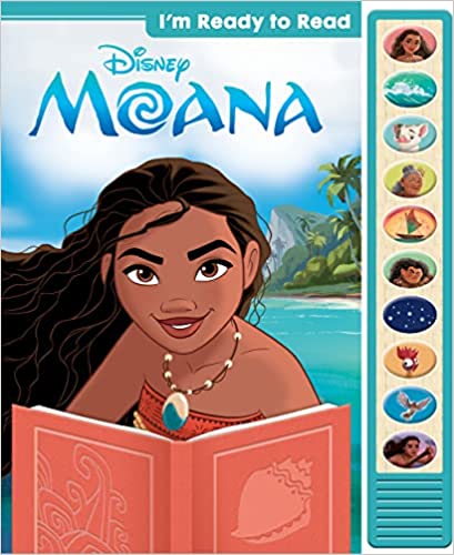 Image of sound books of Disney Moana - I'm Ready to Read with Moana by PI Kids (Author)