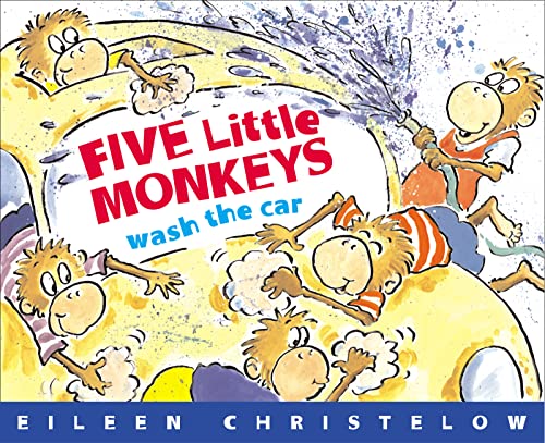 Image of Five Little Monkeys Wash the Car by Eileen Christelow (Author, Illustrator)