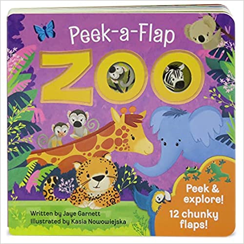 Zoo: Peek-a-Flap  Book by Jaye Garnett (Author), Kasia Nowowiejska (Illustrator)