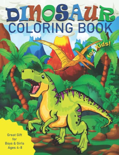 Dinosaur Coloring Book by Two Hoots Coloring (Author)