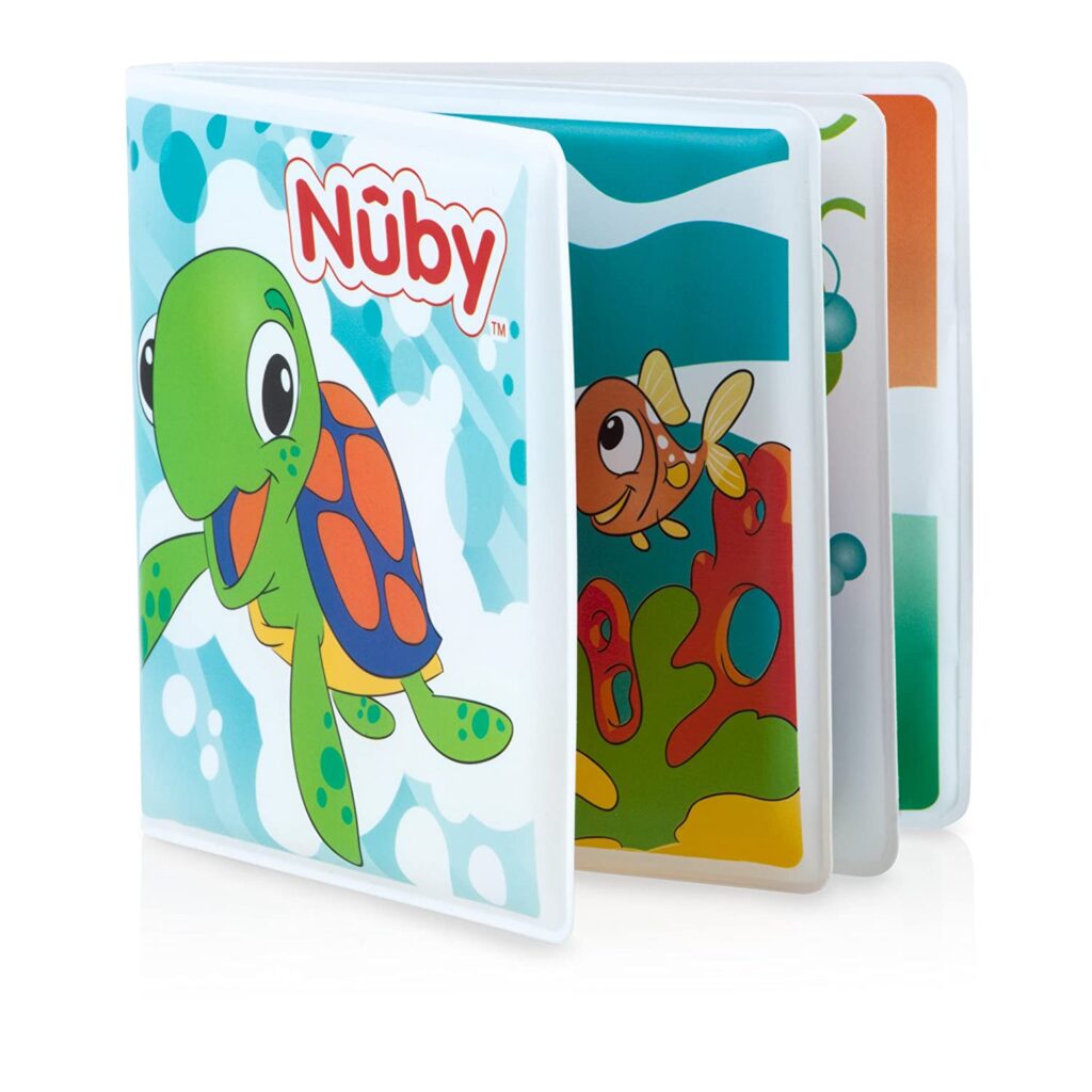 Waterproof bath books for babies.Nuby Bath Fun Time Book