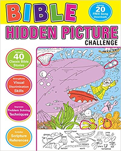 Hidden Picture Challenge.Hidden picture books for 4 years olds
