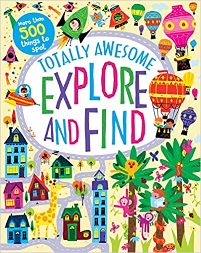 Activity books for 3 year olds.Totally Awesome Explore and Find Book For Kids