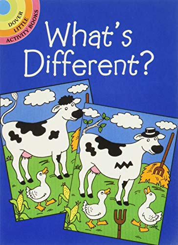 What's Different. Activity books for 3 year olds