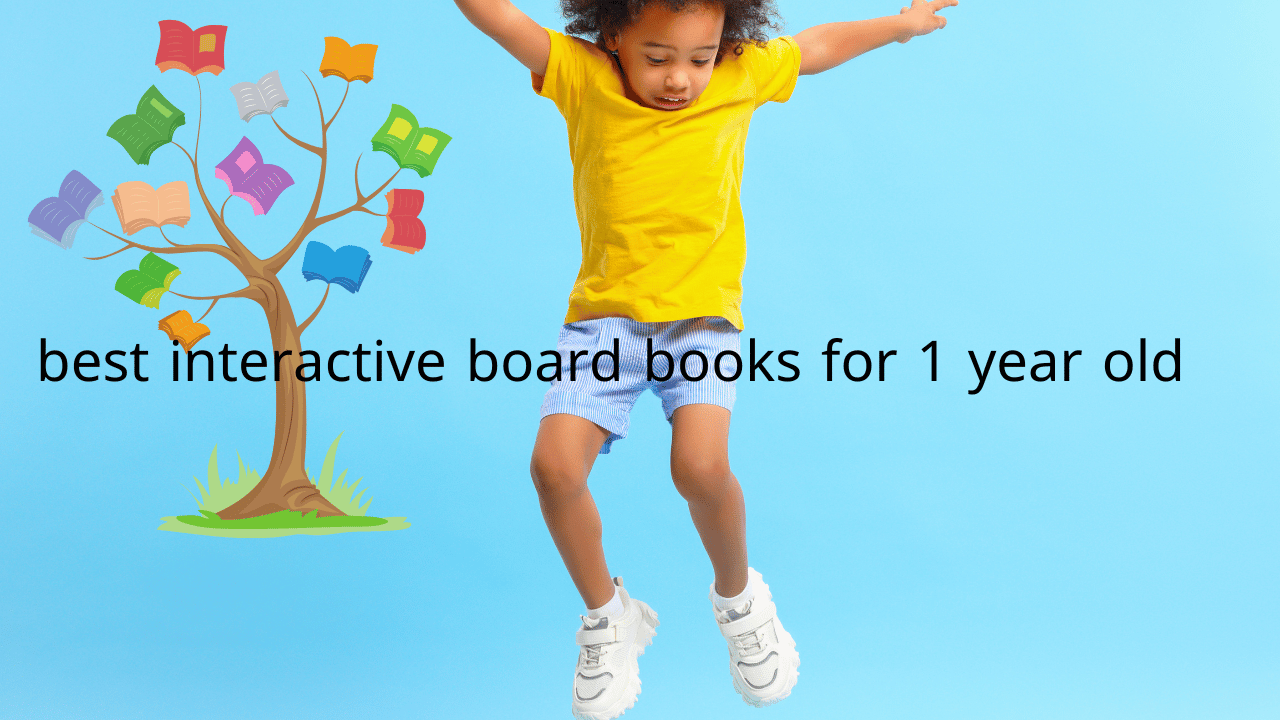 Blog post image for best interactive board books for 1 year old