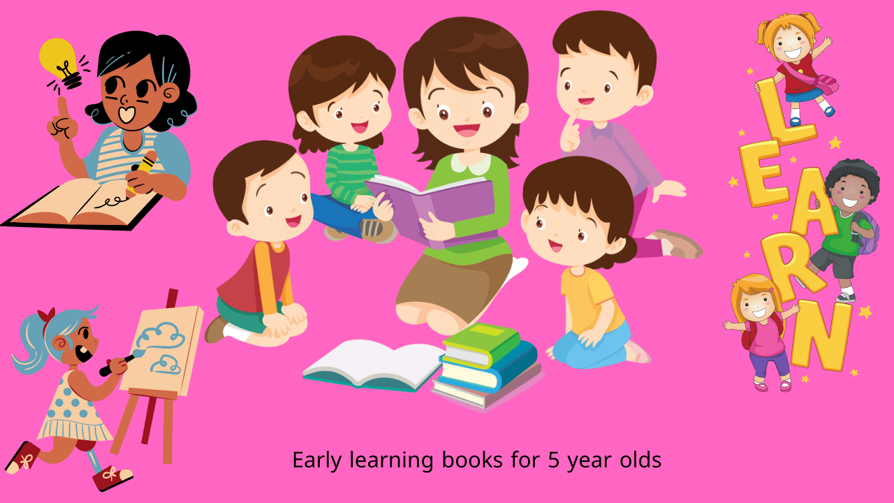 Cover photo of blog post of Early learning books for 5 year olds