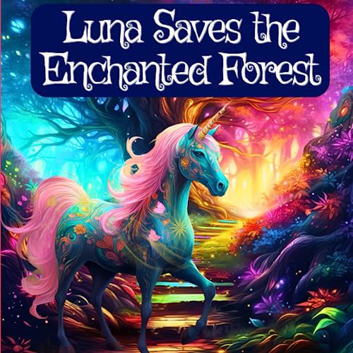 Luna the Unicorn Saves the Enchanted Forest. picture books, chapter books for baby kids.