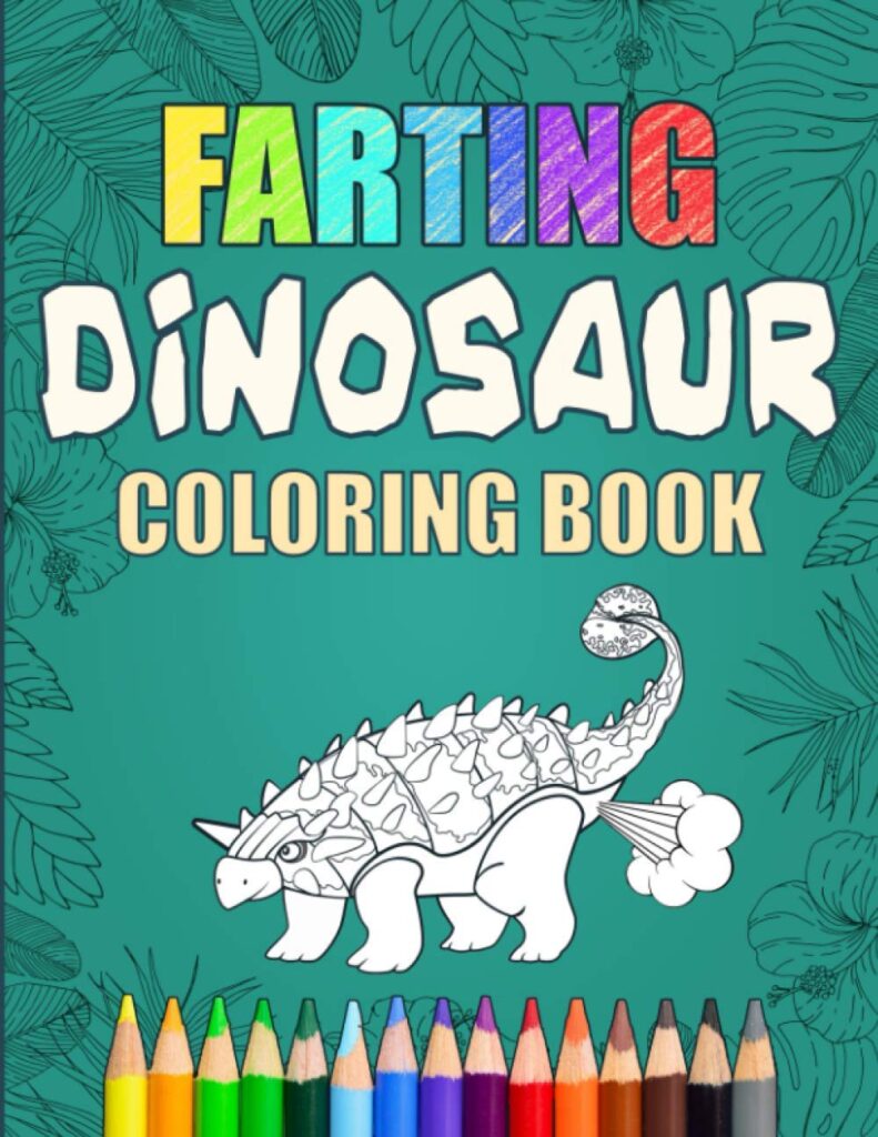Farting Dinosaur Coloring Book by Cormac Ryan Press (Author)